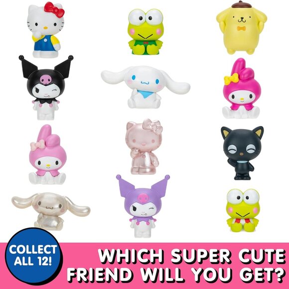 Hello Kitty & Friends 2024 2" Figurines Series 1 4 Pack Blind Box Jazwares New - Picture 10 of 11